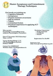 Acceptance and Commitment Therapy Workshop