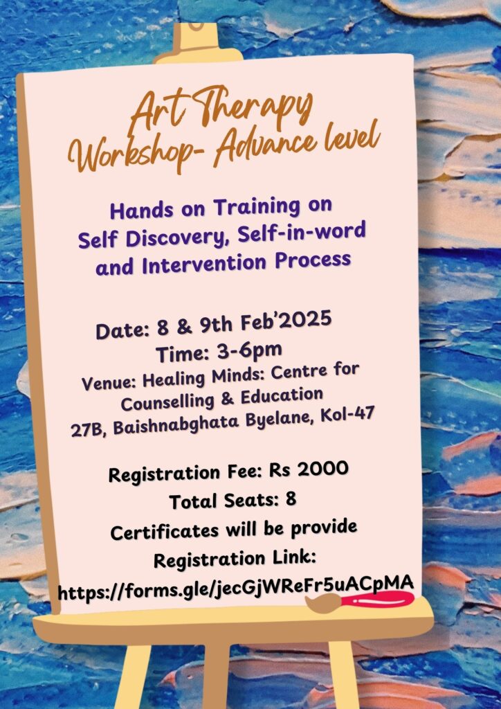Advance Level Art Therapy Workshop on 8th and 9th February 2025