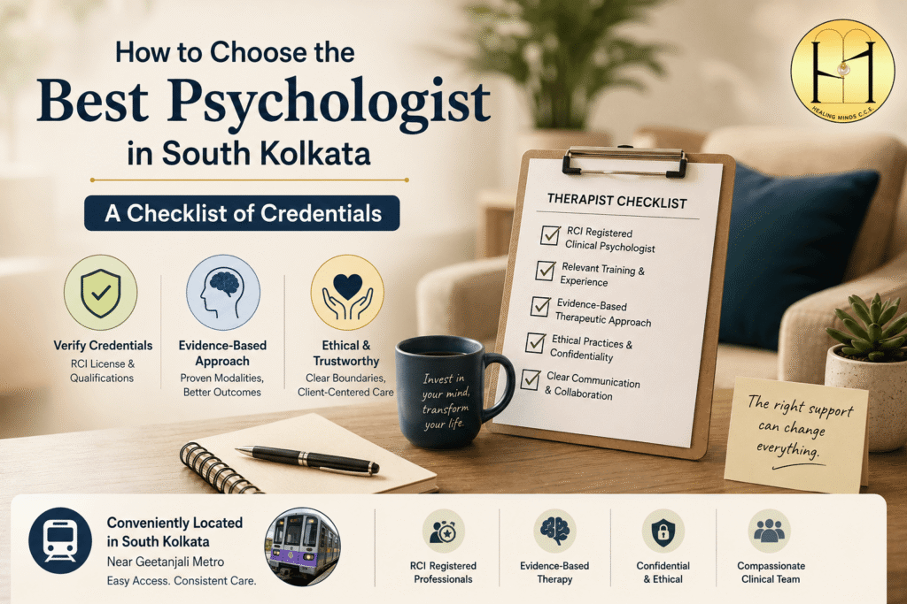 Best Psychologist in South Kolkata - Healing Minds CCE