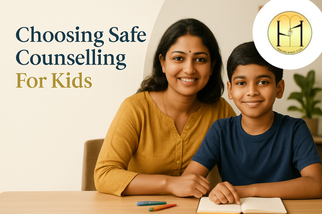Counselling for kids near me with an Indian child psychologist and Bengali boy in Kolkata